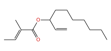 1-Decen-3-yl (E)-2-methyl-2-butenoate